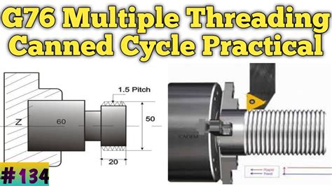 g76 cnc torno|g76 lathe thread cycle.